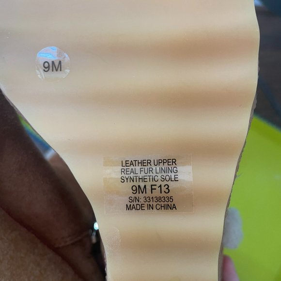 NWT Tory Burch "Cassius" Tall Wedge Over Knee Wedge Boots - Picture 5 of 6